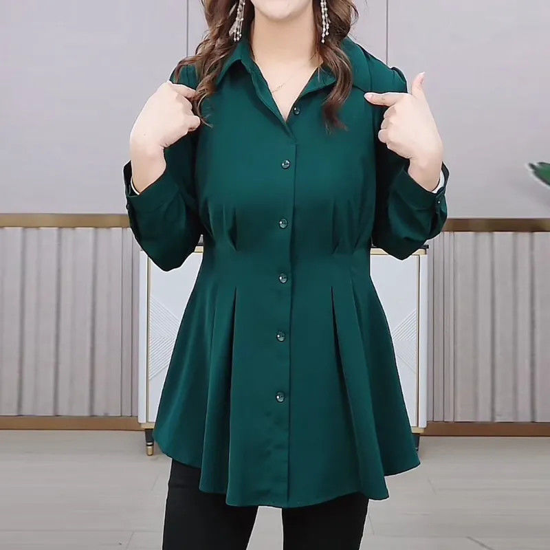 Autumn New Women's Solid Color - đánh giá và giá Polo Shirt Slim
