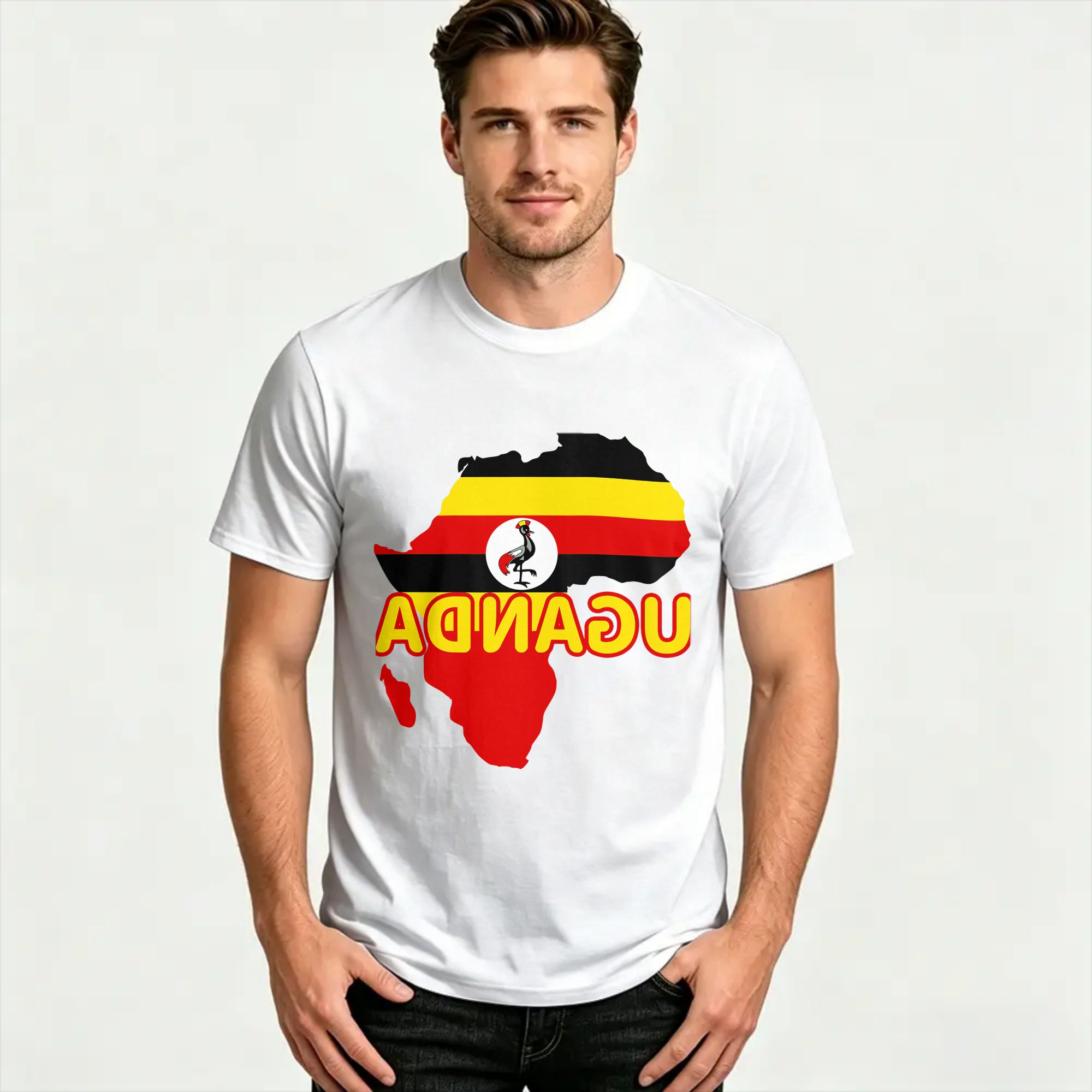 Uganda Ugandan Pride Flag Map  - đánh giá và giá Men Fashion Uganda