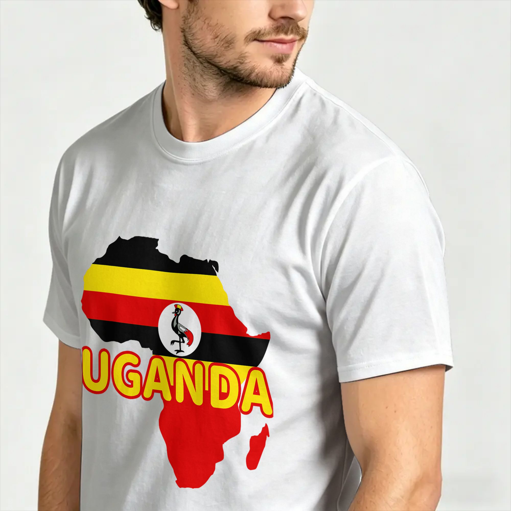 Uganda Ugandan Pride Flag Map  - đánh giá và giá Men Fashion Uganda